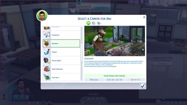 Gardener Career - Sims 4 Seasons Guide